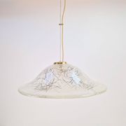 Vintage Murano Glass Pendant Lights from Kaiser-Leuchten, 1960s, Set of 2