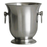 Matte silver metal ice bucket