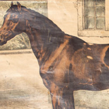 Affiche "cheval"  lithographie Karl Jansky Böhmen 1897