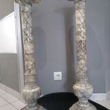 Pair of marble columns year 1950