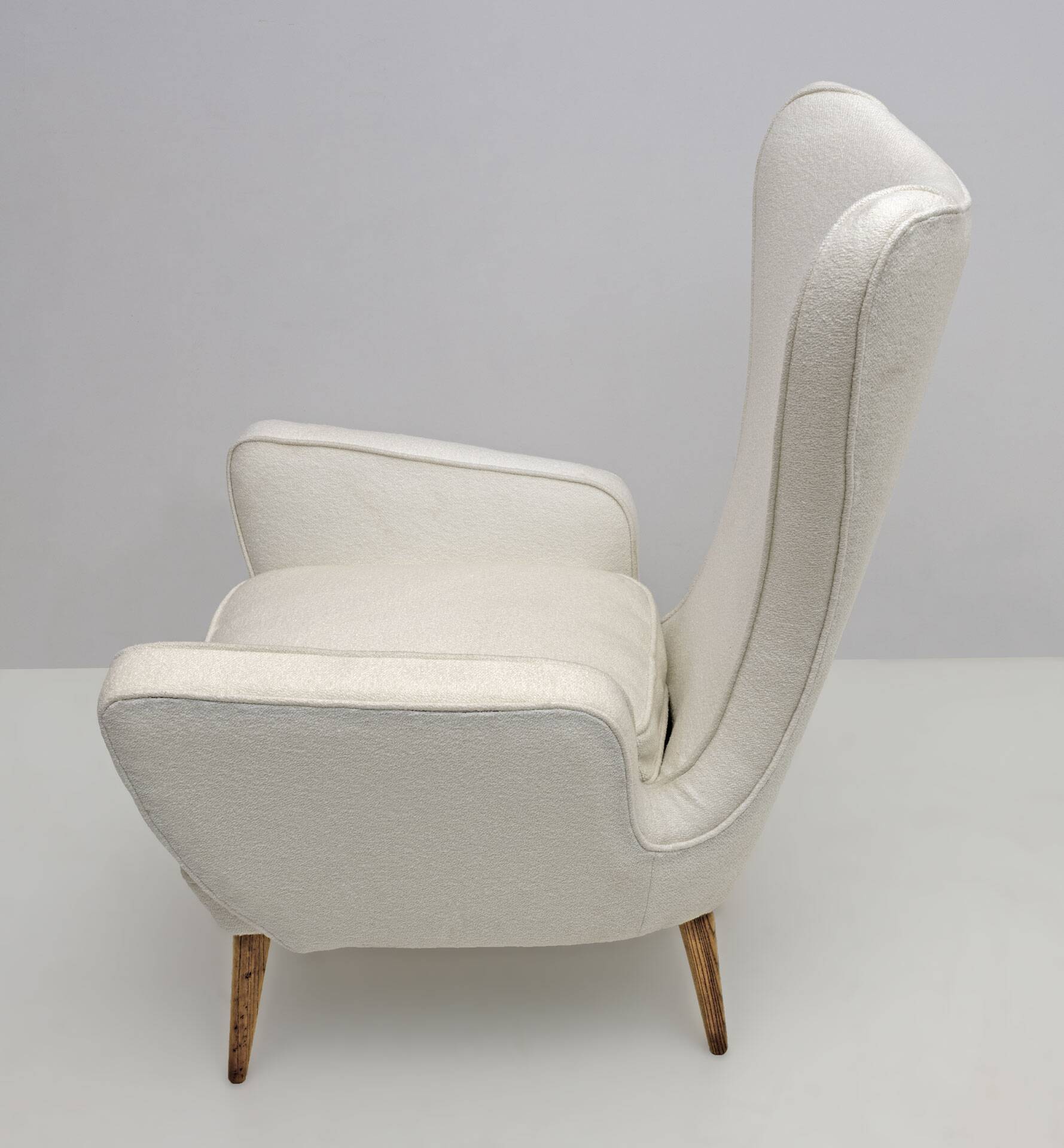 Emilio Sala & Giorgio Madini Bouclè Armchair for Fratelli Galimberti Cantù