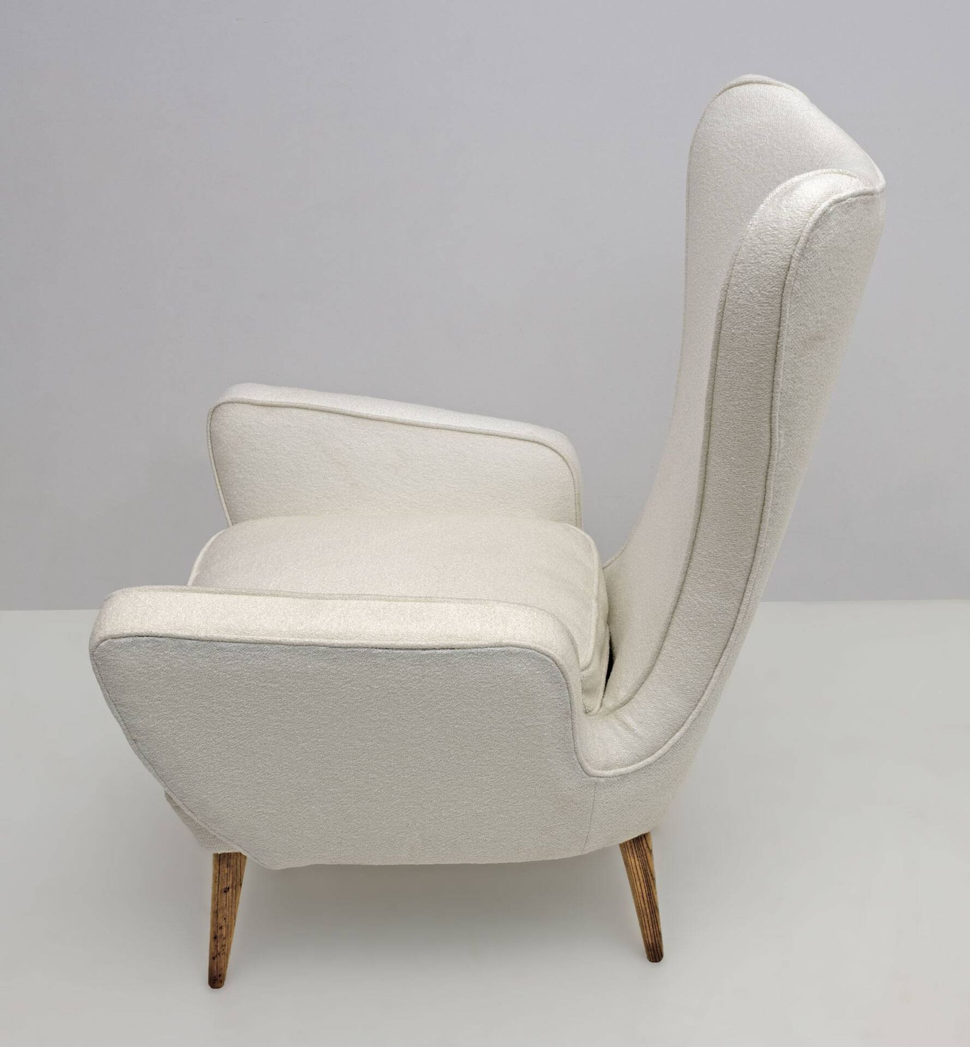 Fauteuil Bouclè Emilio Sala & Giorgio Madini pour Fratelli Galimberti Cantù