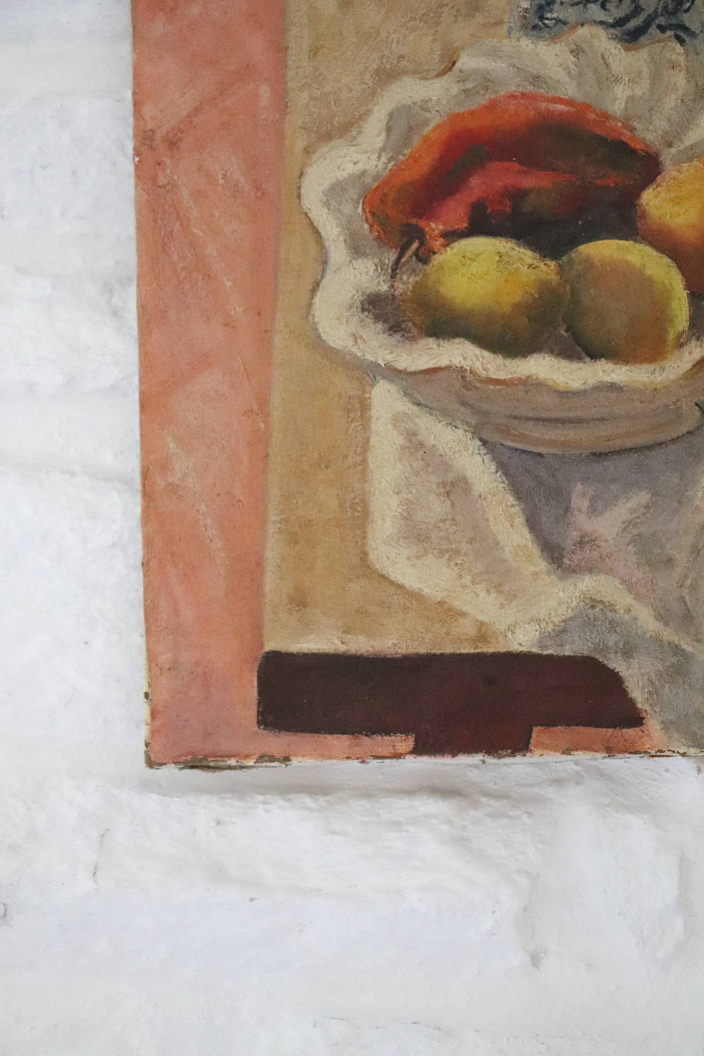 Oil on canvas Still life with fruits XX Minorca