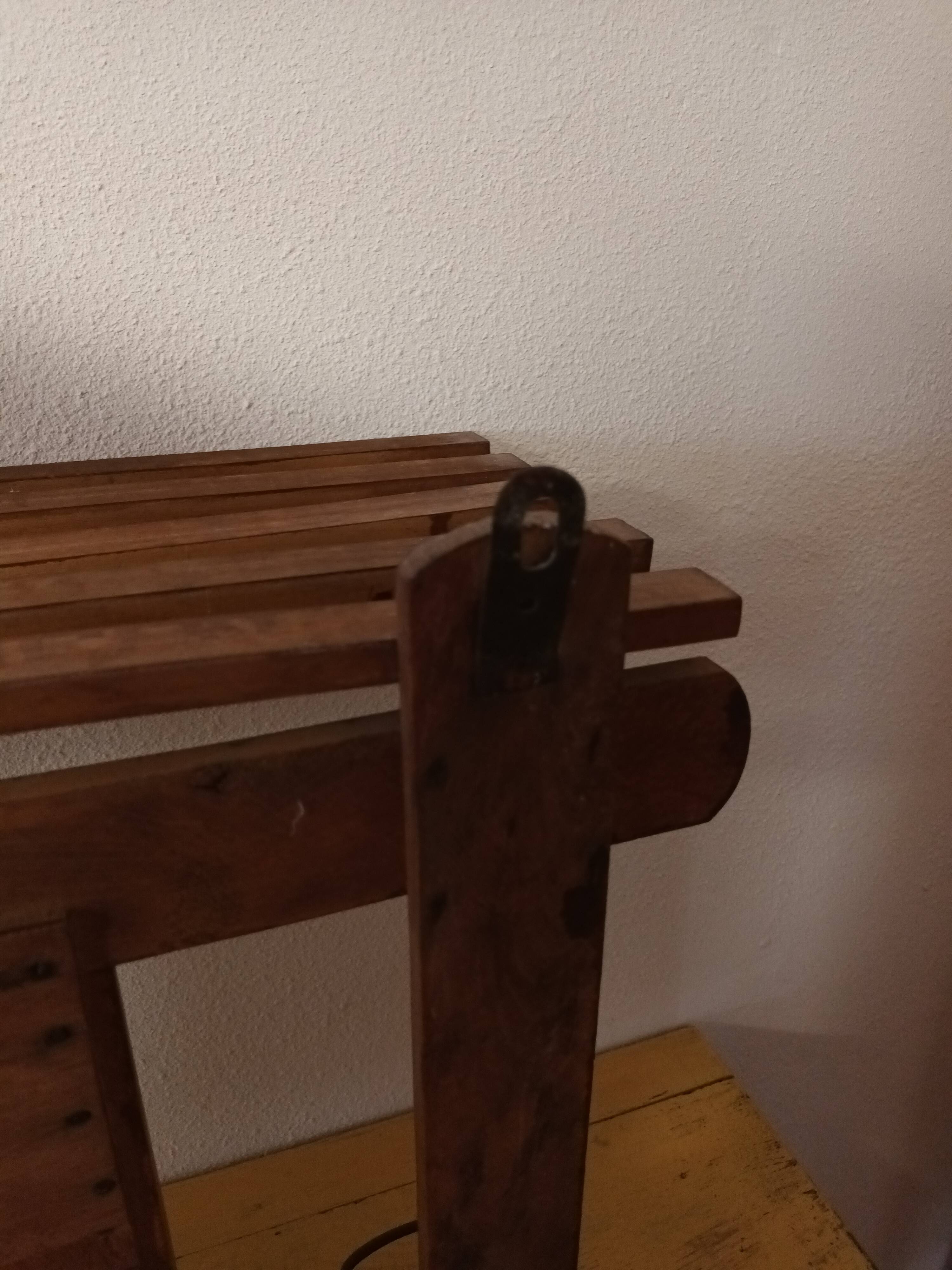 Wall coat rack with mirror