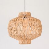 Wicker pendant light
