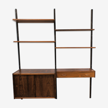 Bibliothèque vintage scandinave en palissandre, Poul Sorensen