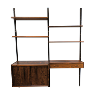 Scandinavian vintage rosewood library, Poul Sorensen
