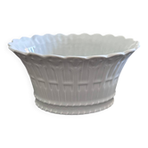 Porcelain basket-style planter
