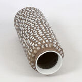 Vase émaillé avec motif profond par Ingrid Atterberg pour Upsala-Ekeby, Suède 1950