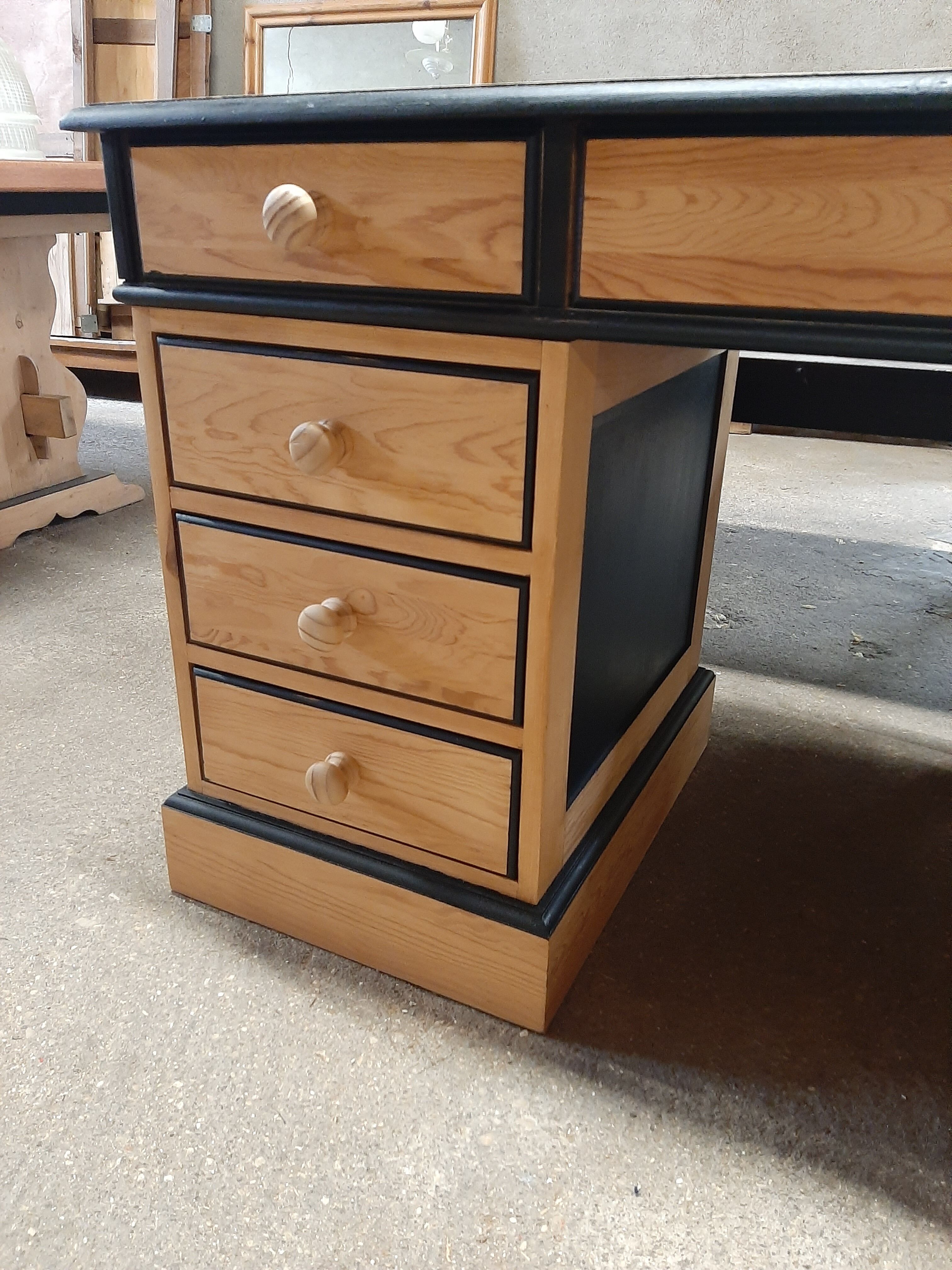 Solid pine desk