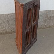 Old wooden corner cabinet