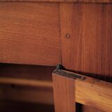 Four-door solid oak sideboard – France, 1960s