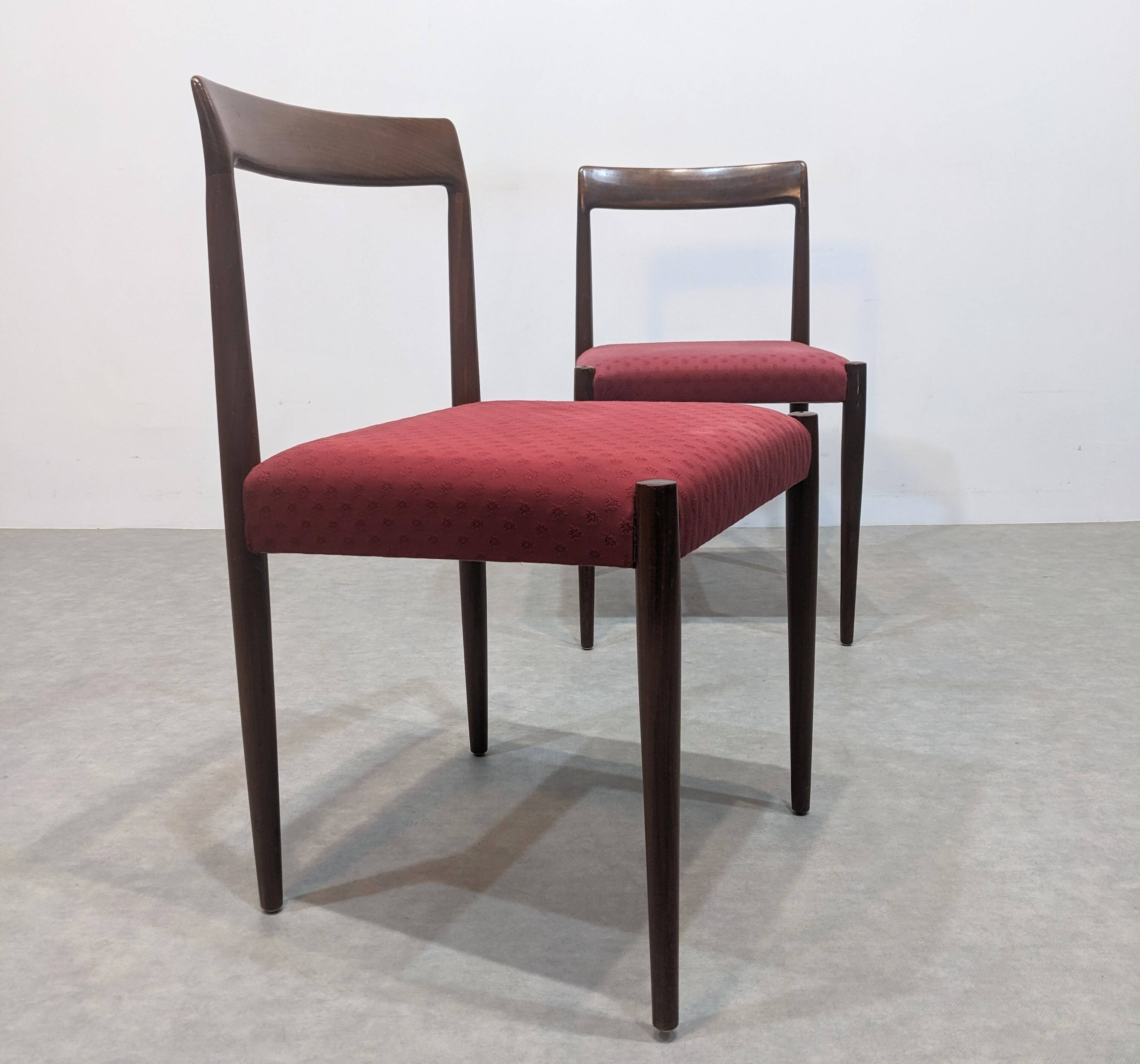 Duo of mic-century chairs