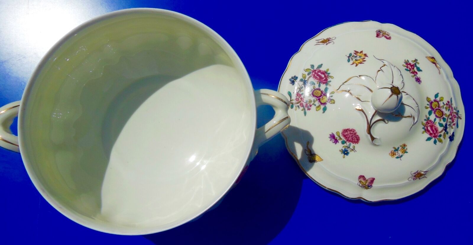 Porcelain vegetable stamped bernardaud - limoges