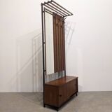 Vintage coat rack with trunk