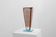 Art Deco Vase in Glass, Mirrored Glass and Wood, France 1920s