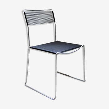 Chair black scoubidou design