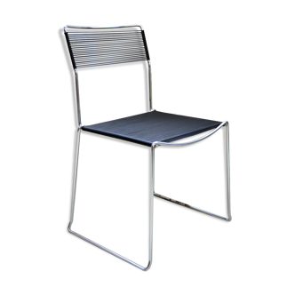 Chair black scoubidou design