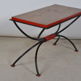Wrought iron coffee table