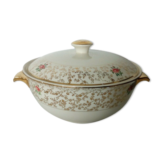 Tureen in faience villeroy & boch mettlach france saar vintage