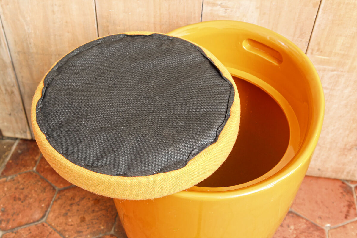 Vintage barrel stool