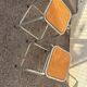 Duo gray industrial stools