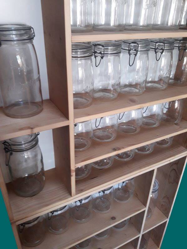 Spice shelves L1.6mxH79cm