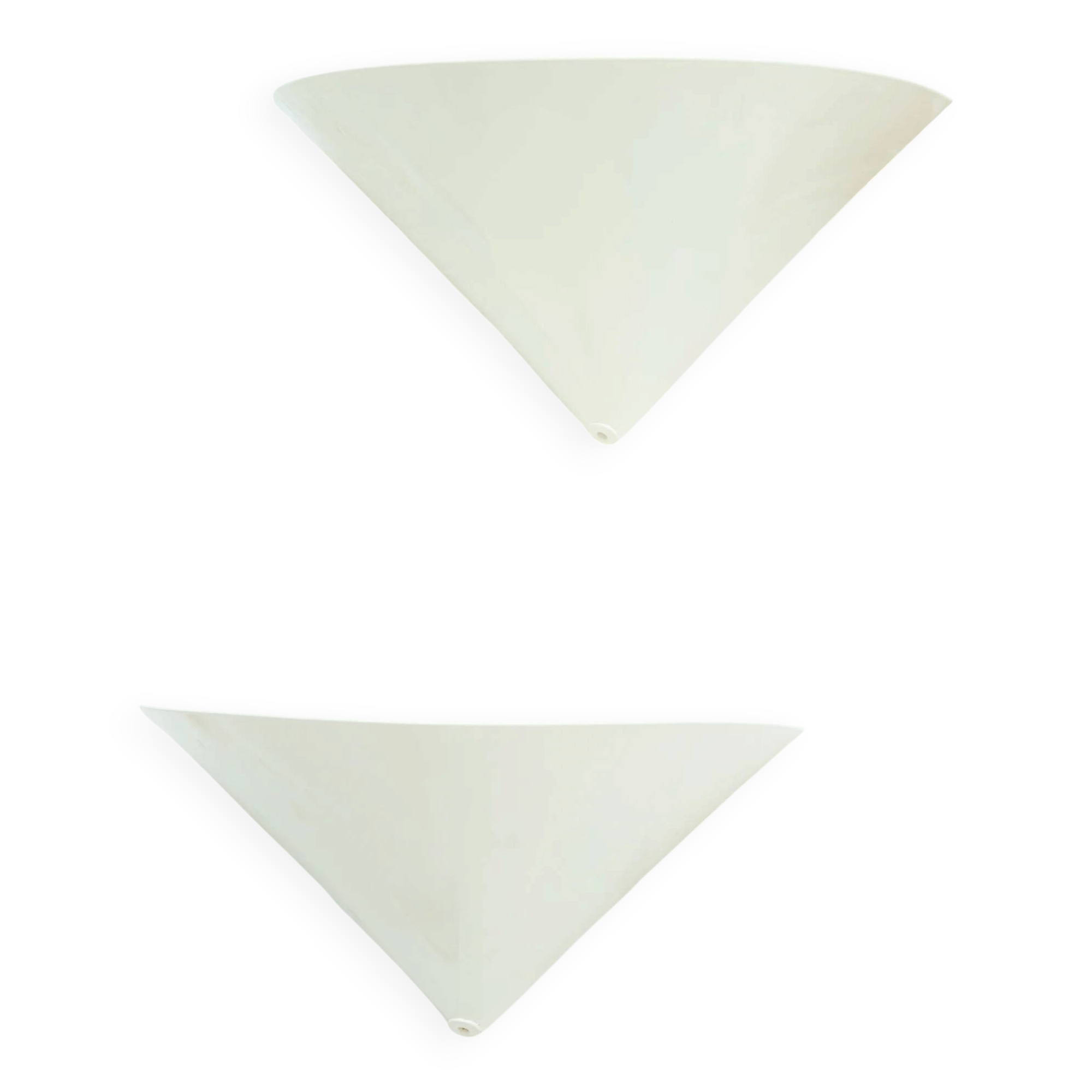 Paire d’appliques coniques Memphis, IKEA, 1980