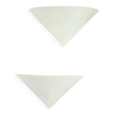 Paire d’appliques coniques Memphis, IKEA, 1980