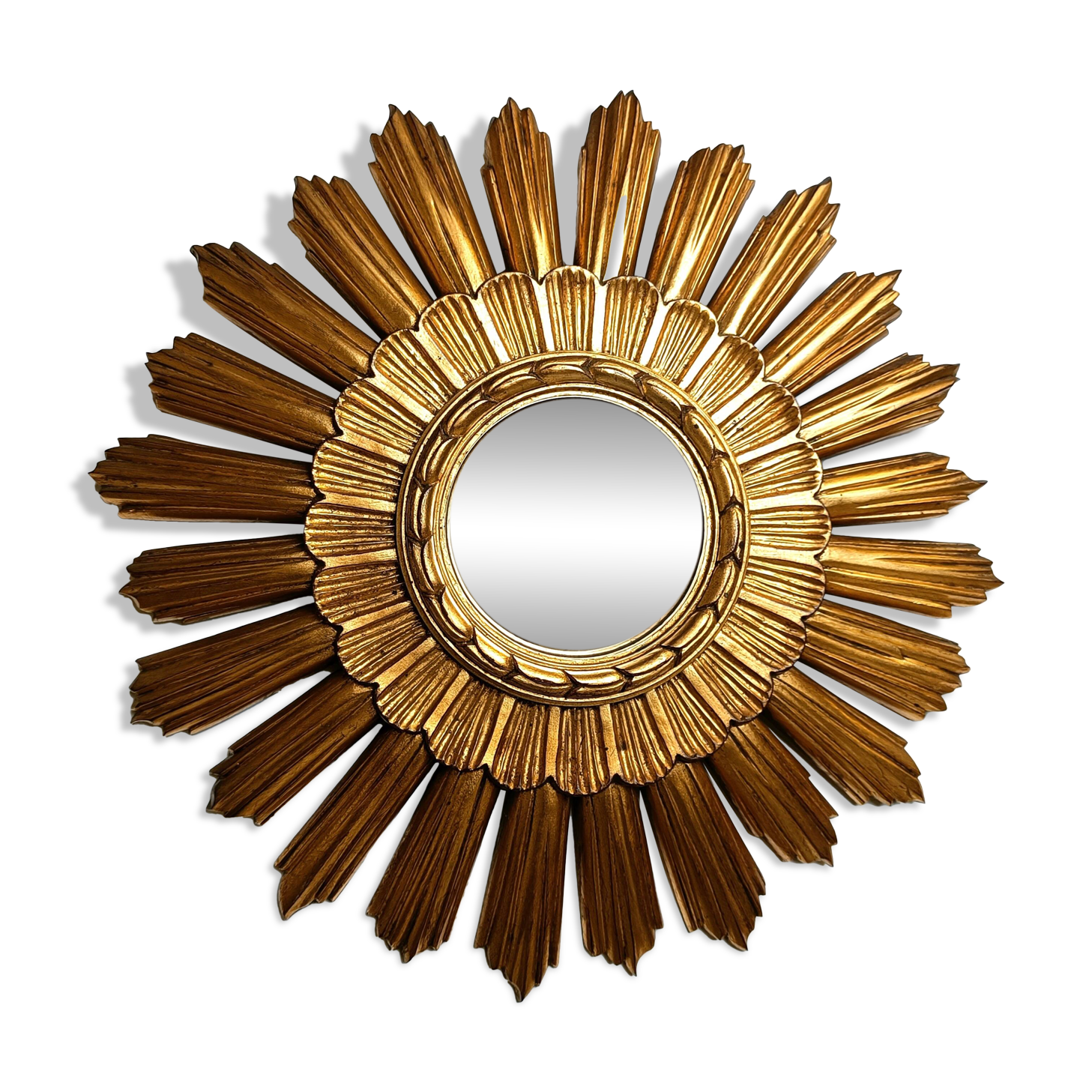 Vintage sunburst mirror, 1960s