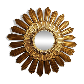 Vintage sunburst mirror, 1960s