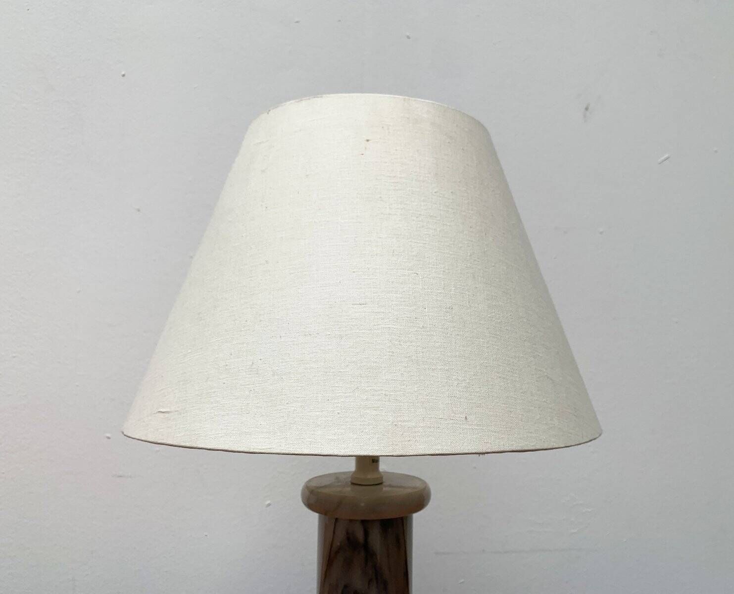 Lampe de table en marbre postmoderne vintage d'Ikea, années 1980