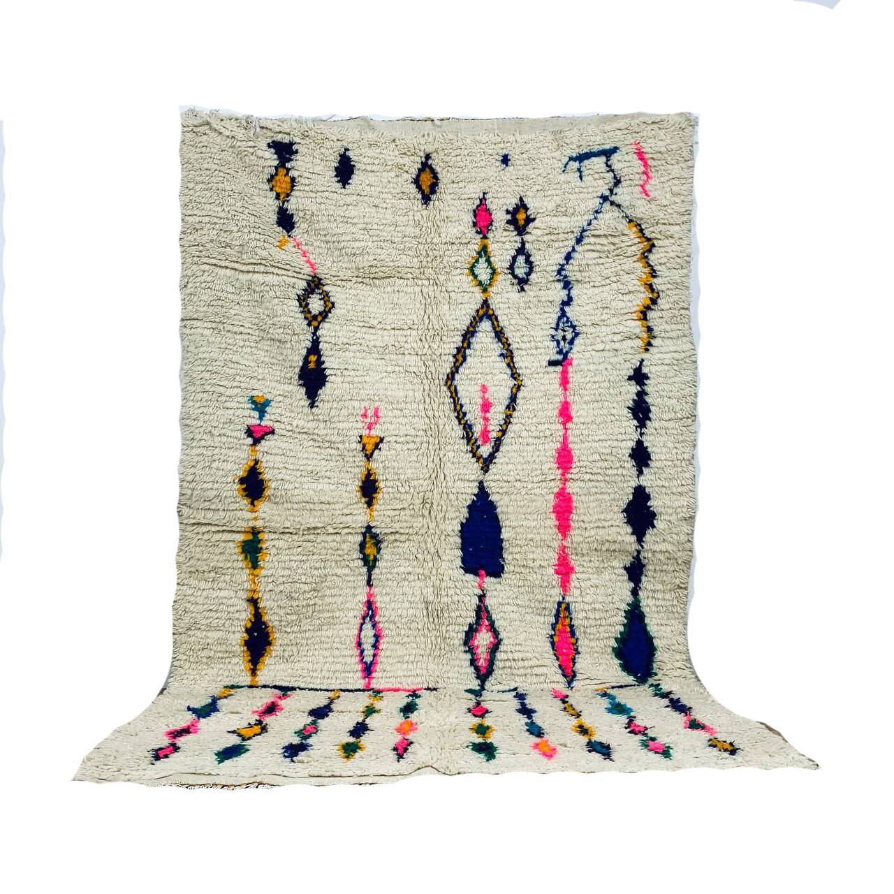 Handmade moroccan berber rug 258 x 160 cm
