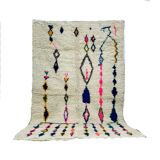 Handmade moroccan berber rug 258 x 160 cm