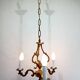 Lustre 3 lumières bronze