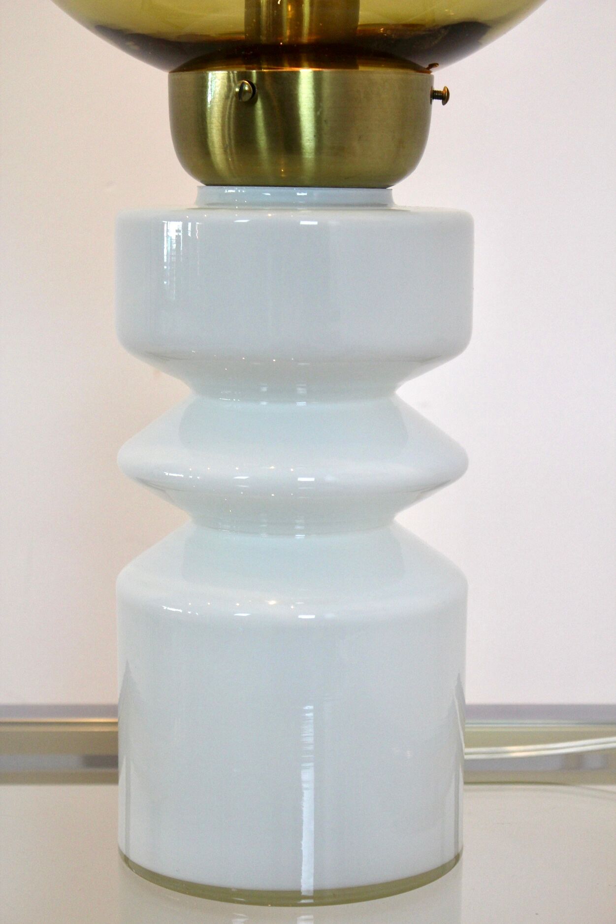 Raak Amsterdam table lamp in glass and brass