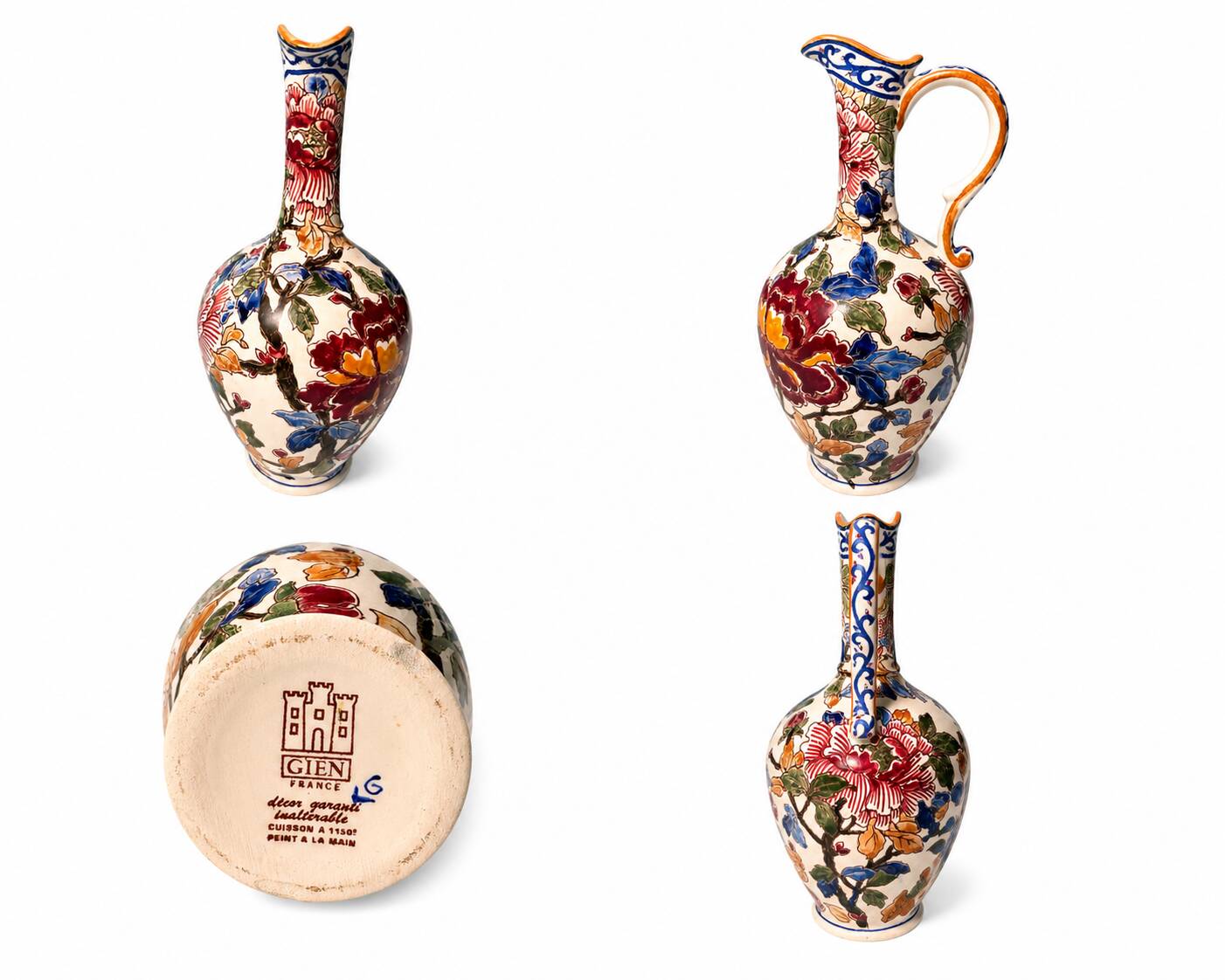 Aiguiere faience de gien