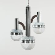Space Age chandelier, Murano glass, 1970s, made in Italy
