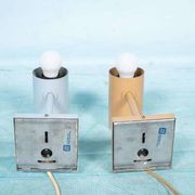Vintage set of Danish wall lamps Fog&Mørup pastel Jo Hammerborg