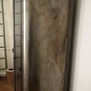 Steel wardrobe. Height 1.99m, Width 1m.