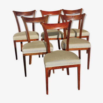 Suite of 6 chairs