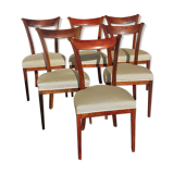 Suite of 6 chairs