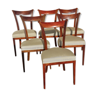 Suite of 6 chairs