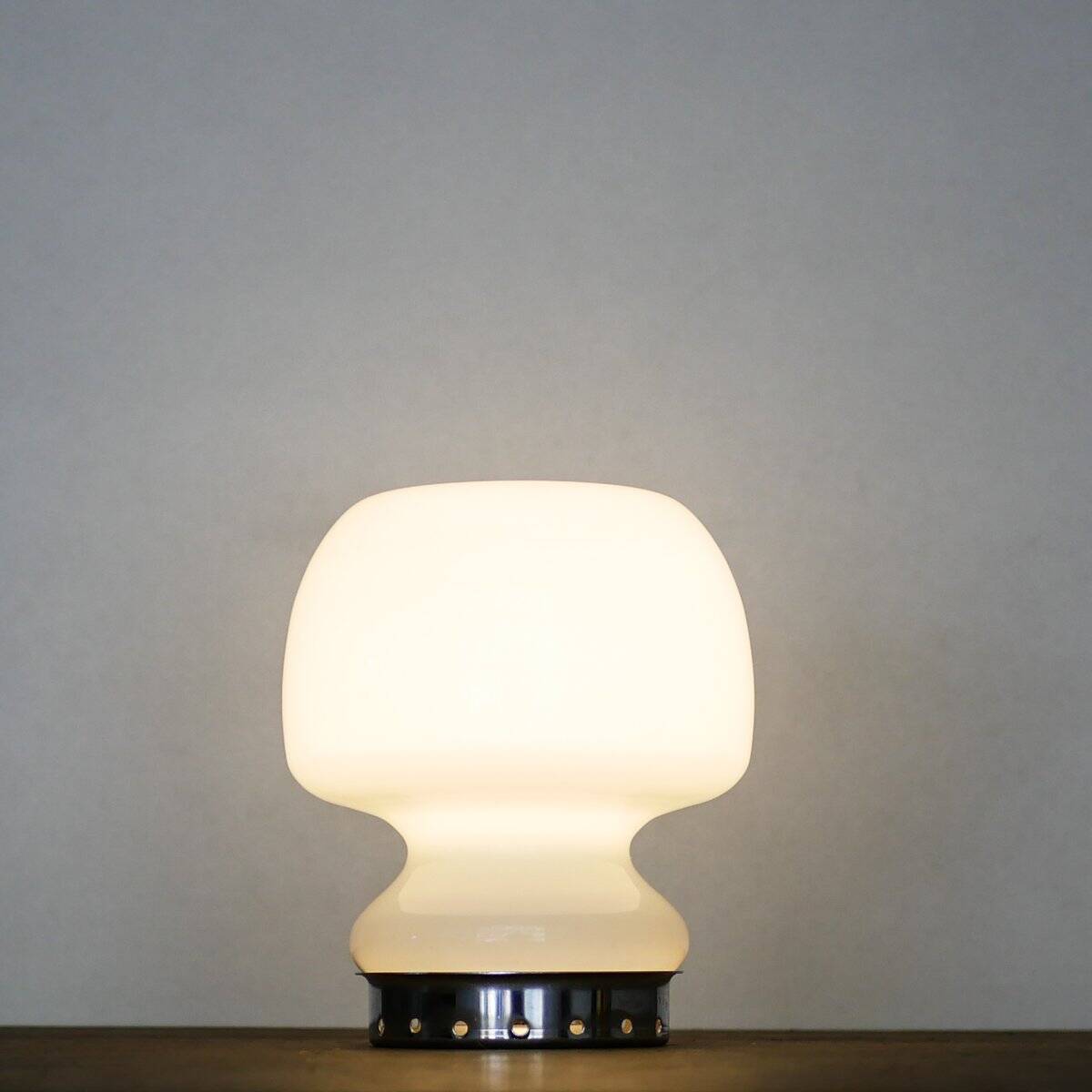 Lampe de table en forme de champignon en verre de Murano, Italie, années 70