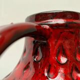 Strawberry pottery vase by Fratelli Fanciullacci for Bitossi, 1960s.