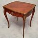 Louis XV Style Writing Table - Gouffé House - Cubes Marquetry - Bois De Rose - 20th