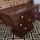 Half-moon commode