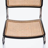 Lot de 2 tabourets de bar Bauhaus en osier