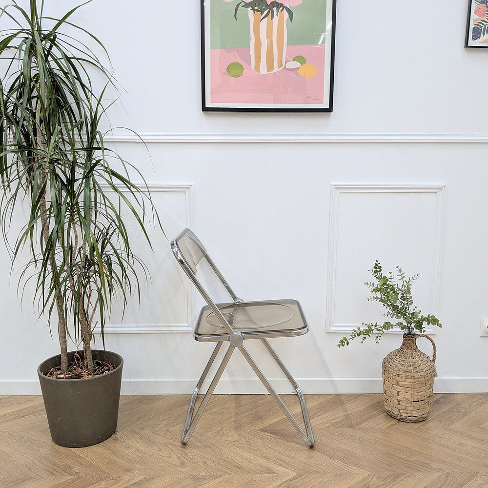 3 chaises Plia - Giancarlo Piretti pour Castelli
