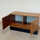 Vintage teak sideboard, mid-century style, with doors and drawers.